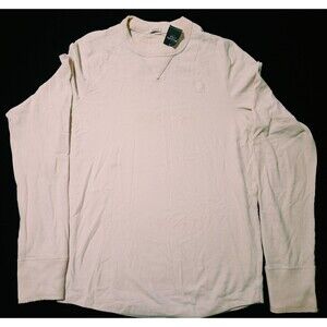 Abercrombie & Fitch Cream Crewneck Preppy Sweatshirt NOS Deadstock 90's 00's Y2K